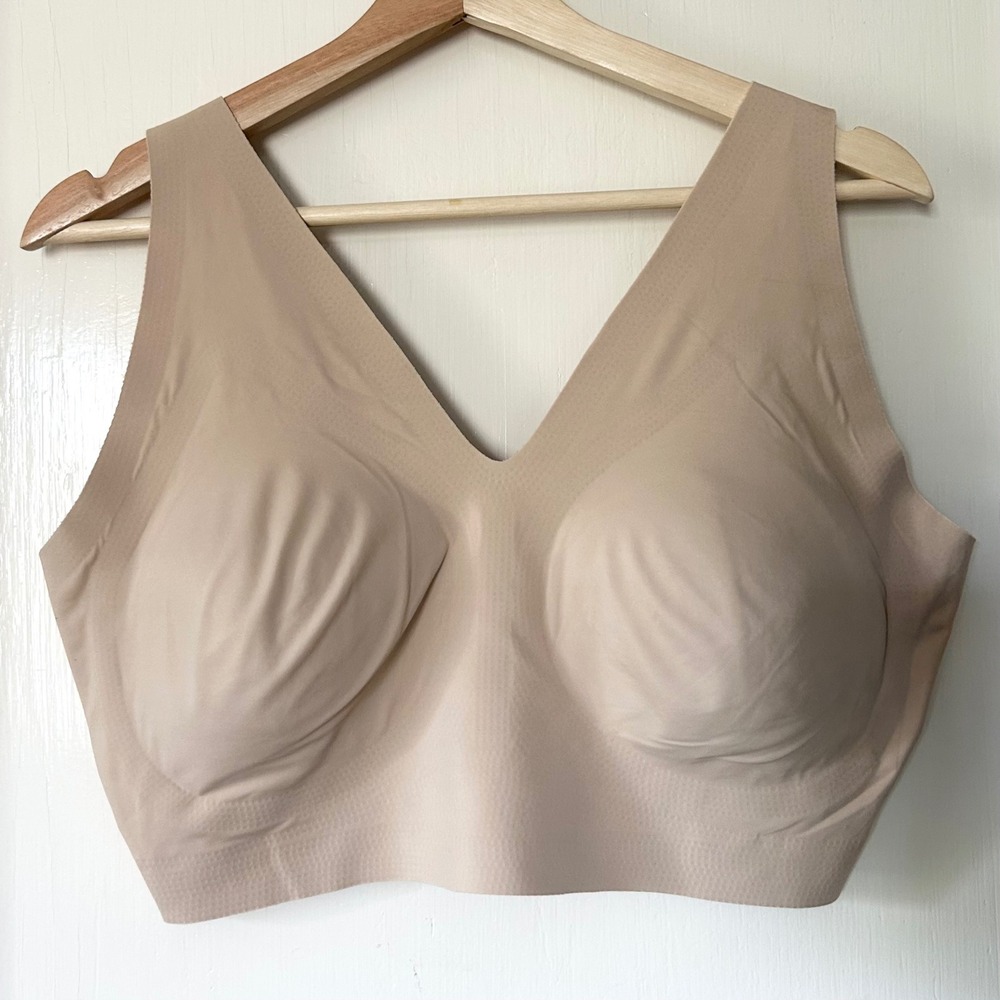 Harper Wilde Bliss Padded Bralette Beige Nude‎ 3XL Everyday Comfort Support